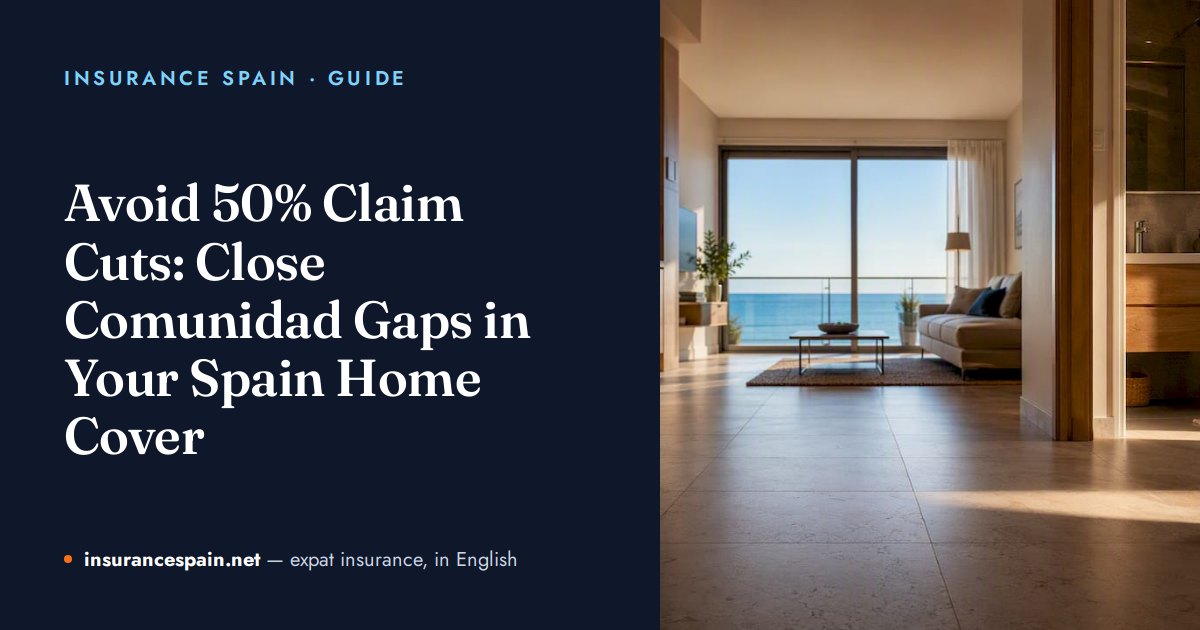 Avoid 50% Claim Cuts: Close Comunidad Gaps in Your Spain Home Cover