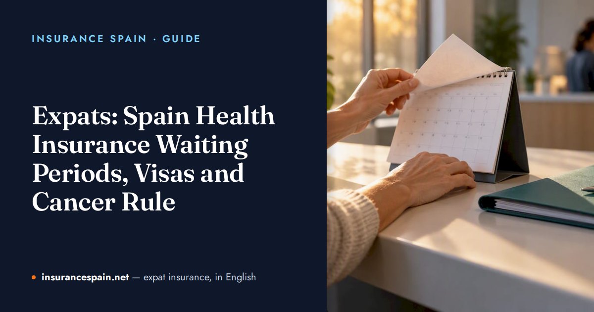 Expats: Spain Health Insurance Waiting Periods, Visas and Cancer Rule