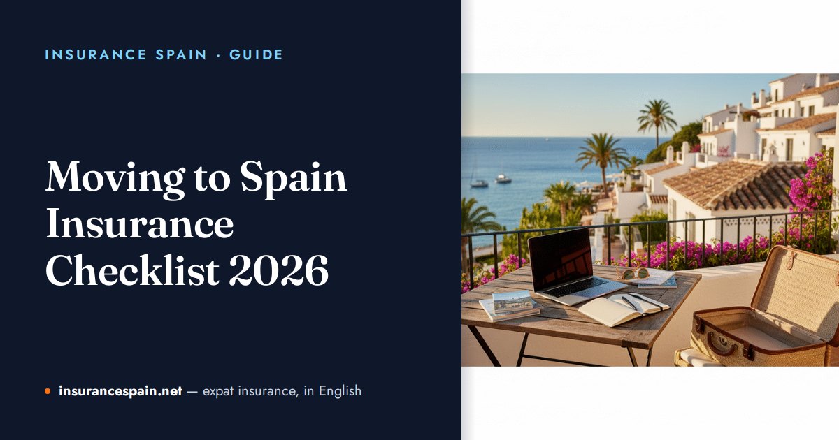 Umzug nach Spanien: Versicherungs-Checkliste 2026