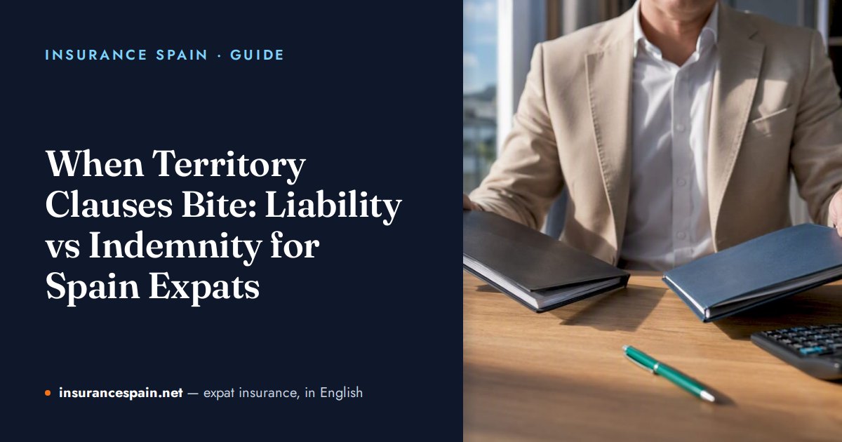 When Territory Clauses Bite: Liability vs Indemnity for Spain Expats
