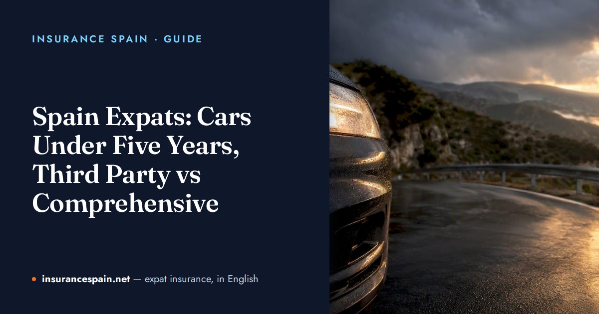 Spain Expats: Cars Under Five Years, Third Party vs Comprehensive