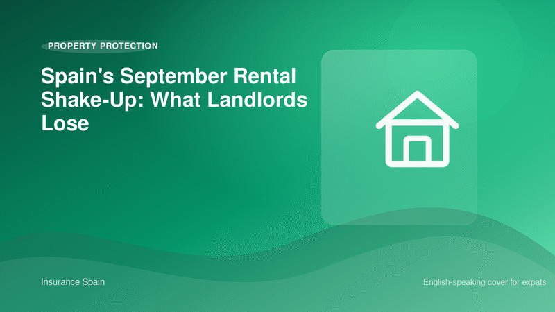 Spain's September Rental Shake-Up: What Landlords Lose
